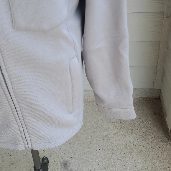 SCHAEFER Outfitter Ramshorn Light‎ Grey Sz L Mens Zip Sweater Fleece Jacket NEW - Picture 5 of 11